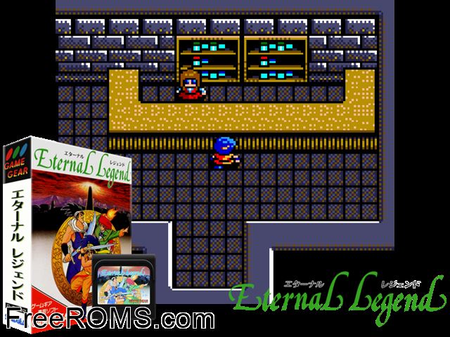 Eternal Legend Jap Game Gear game showing 3D box cover and gameplay screenshot